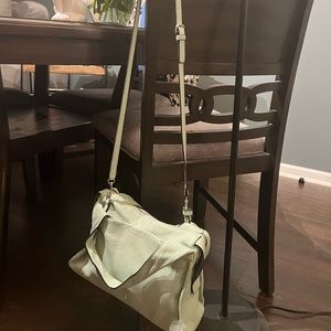 Vince Camuto, mint green leather crossbody, super beautiful 🎀 classy/edgy